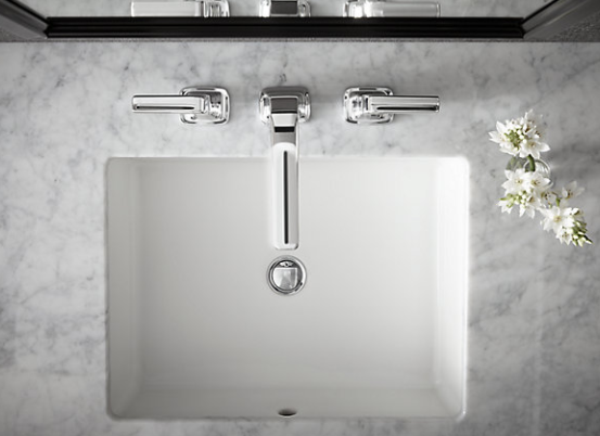 Kohler K-2882 Verticyl Rectangular Undermount Bathroom Sink
