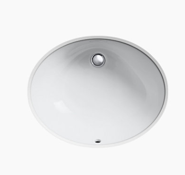 Kohler K-2211 Caxton 19" x 15" Undermount Bathroom Sink