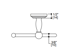 Clearance: Kartners 322152-68 Florence Paper Holder
