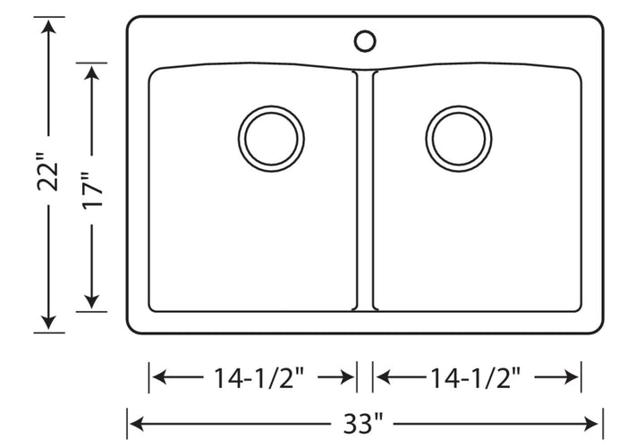 Blanco Dual Mount Double Bowl Kitchen Sink