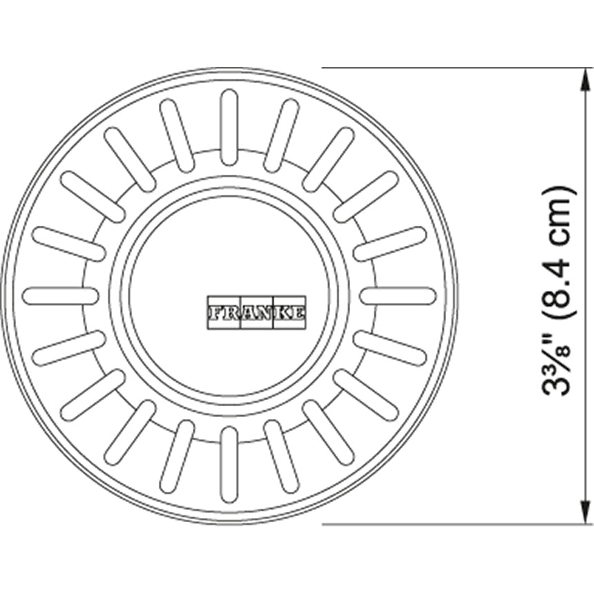 Franke 906 Basket Strainer