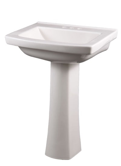 Gerber Burr Ridge White Pedestal Sink
