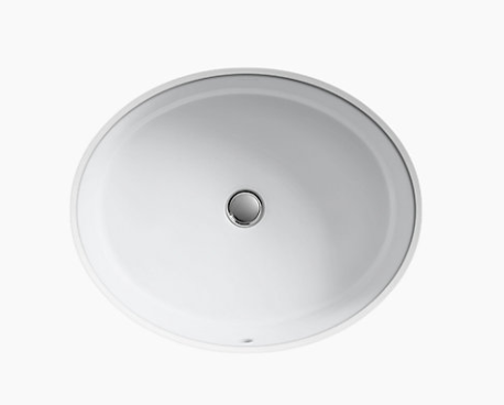 Kohler K-2881 Verticyl Oval Undermount Bathroom Sink