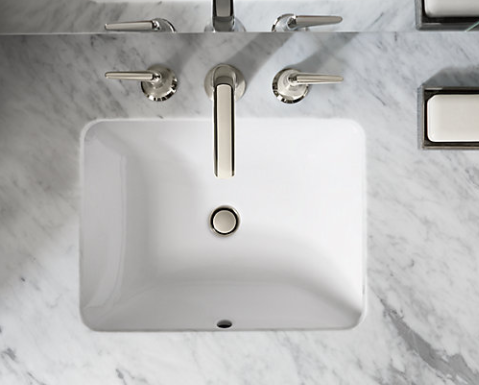 Kohler K-20000 Caxton Undermount Bathroom Sink