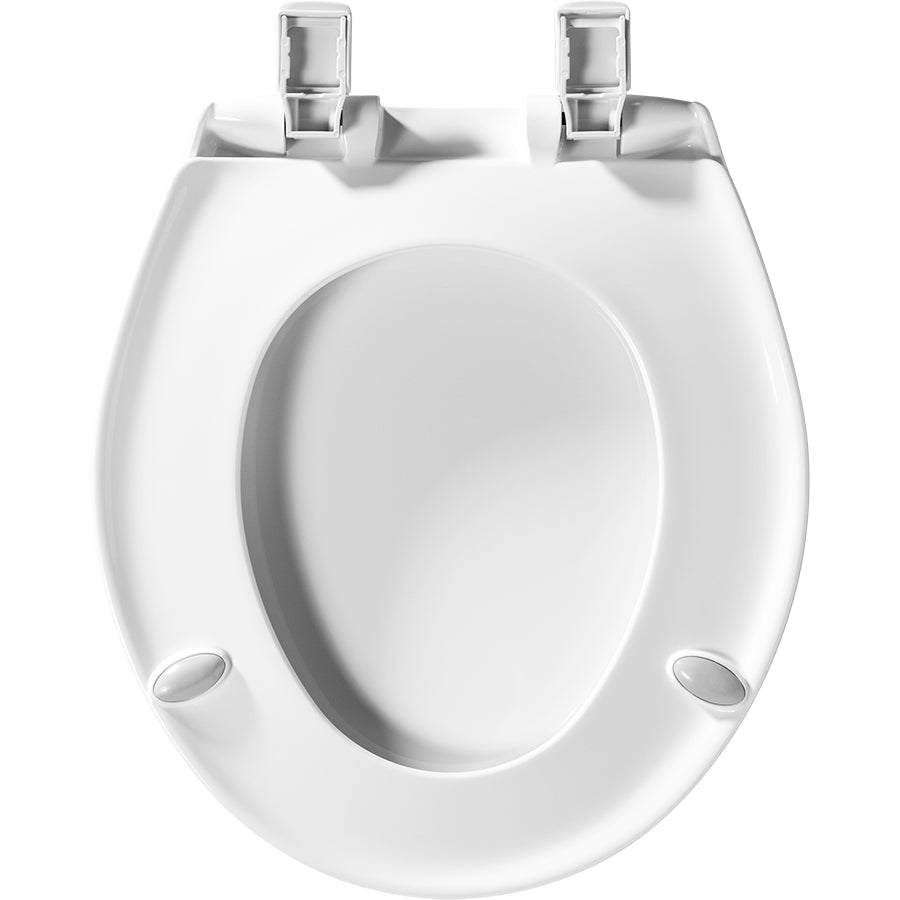 Bemis 200E4 Round Front Plastic Whisper Close Toilet Seat