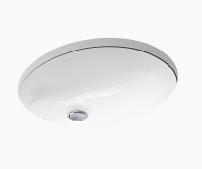 Kohler K-2209 Caxton 15" x 12" Oval Undermount Bathroom Sink