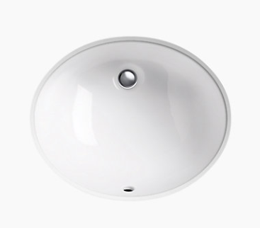 Kohler K-2209 Caxton 15" x 12" Oval Undermount Bathroom Sink