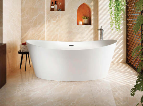 BainUltra Evanesence Oval Freestanding Bathtub