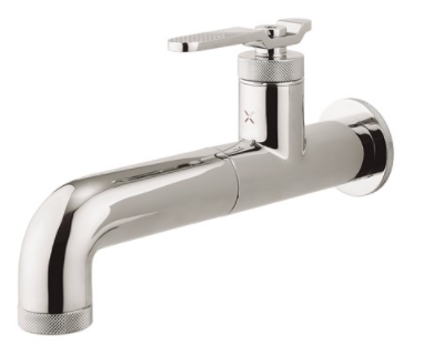 Crosswater London Union US-UN111WN Single Hole Wall-Mount Bathroom Faucet