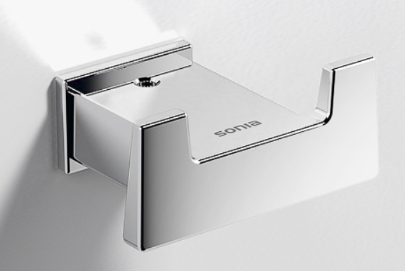 Sonia S-Cube Double Robe Hook