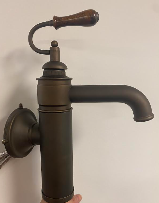 Clearance Showroom Display Special: Herbeau 4109-63-70 Estelle Wall Mount Faucet with Hand Spray