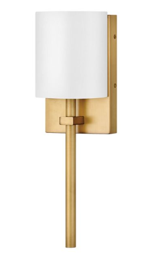 Hinkley 41011 Avenue White Acrylic Single Light Sconce