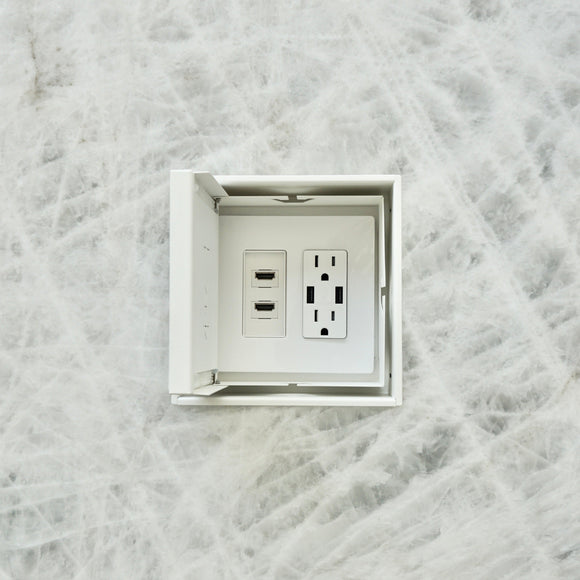 No-See Receptacle Mount [Luxe] - NYDIRECT