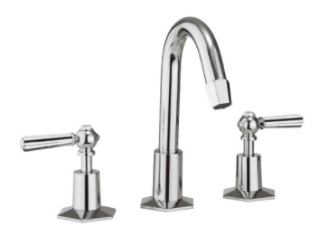 Crosswater London Waldorf US-WF135DP Widespread Bathroom Faucet with Tall Spout