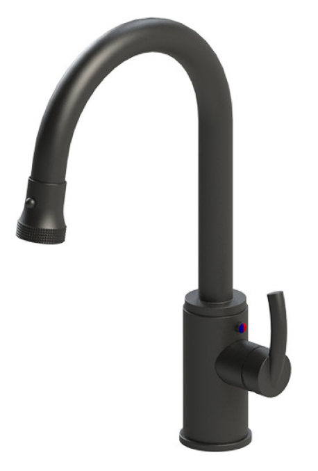 Rubinet 8JHOL Pulldown Kitchen Faucet