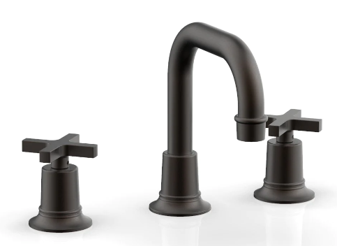 Phylrich 501-05 Hex Modern Widespread Faucet with Cross Handles