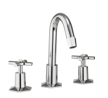 Crosswater London Waldorf US-WF135DP Widespread Bathroom Faucet with Tall Spout