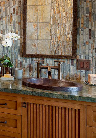 Sonoma Forge Waterbridge Bathroom Faucet with Waterfall Spout