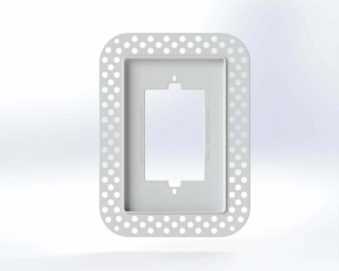 Flush Drywall Receptacle Mount [Lite] - 5 Pack - NYDIRECT