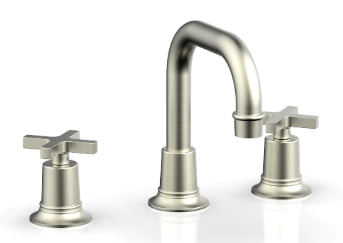 Phylrich 501-05 Hex Modern Widespread Faucet with Cross Handles