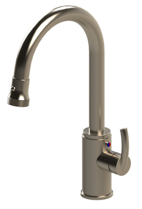 Rubinet 8JHOL Pulldown Kitchen Faucet