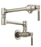Brizo 62843LF Litze Wall Mount Pot Filler with Knurled Handle