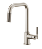 Brizo 63053LF Litze Pull-Down Faucet with Square Spout and Knurled Handle