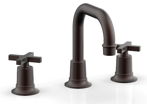 Phylrich 501-05 Hex Modern Widespread Faucet with Cross Handles