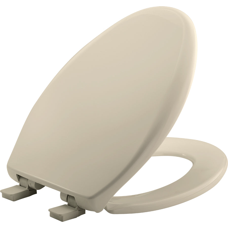 Bemis 1200E4 Elongated Plastic Toilet Seat with Whisper Close