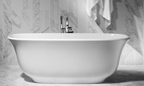 Victoria & Albert Amiata 64-3/4" x 31-1/2" Freestanding Bathtub