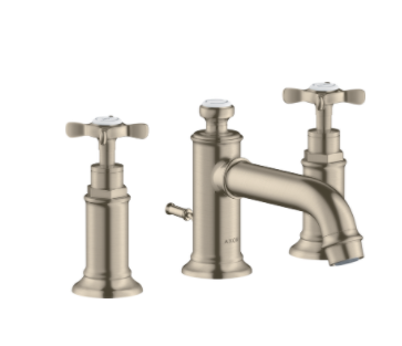 Axor 16536 Montreux Widespread Cross Handle Bathroom Faucet