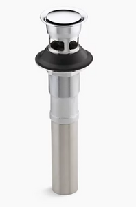 Clearance: Kohler K7124-CP Clicker Drain with Overflow