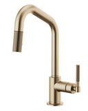 Brizo 63063LF Litze Pull-Down Faucet with Angled Spout and Knurled Handle
