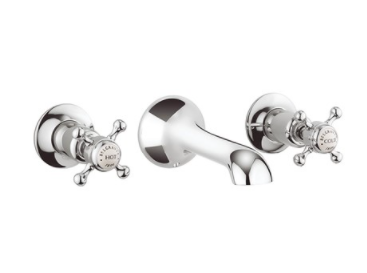 Crosswater London Belgravia US-BL131W Wall Mount Two Handle Bathroom Faucet