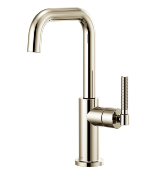 Brizo 61053LF Litze Bar Faucet with Square Spout and Knurled Handle