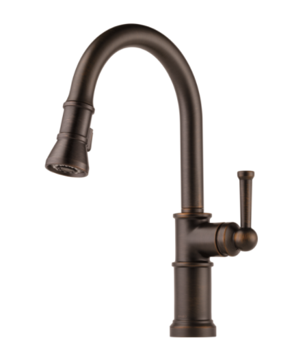 Brizo 63025LF Artesso Pulldown Kitchen Faucet