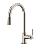Brizo 63043LF Litze Pull-Down Faucet with Arc Spout and Knurled Handle