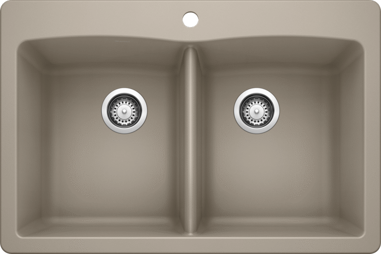 Blanco Dual Mount Double Bowl Kitchen Sink