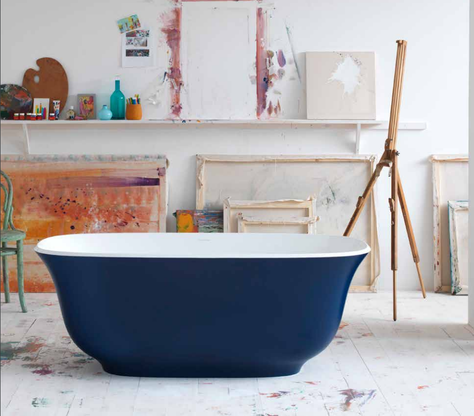 Victoria & Albert Amiata 64-3/4" x 31-1/2" Freestanding Bathtub